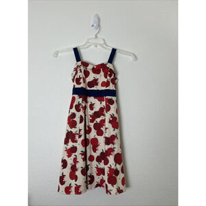 DISNEY Parks Dress Girls Youth L Snow White Apple Dwarfs